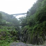 高千穂峡②（橋が4つかかってる珍しい景色だそうです）